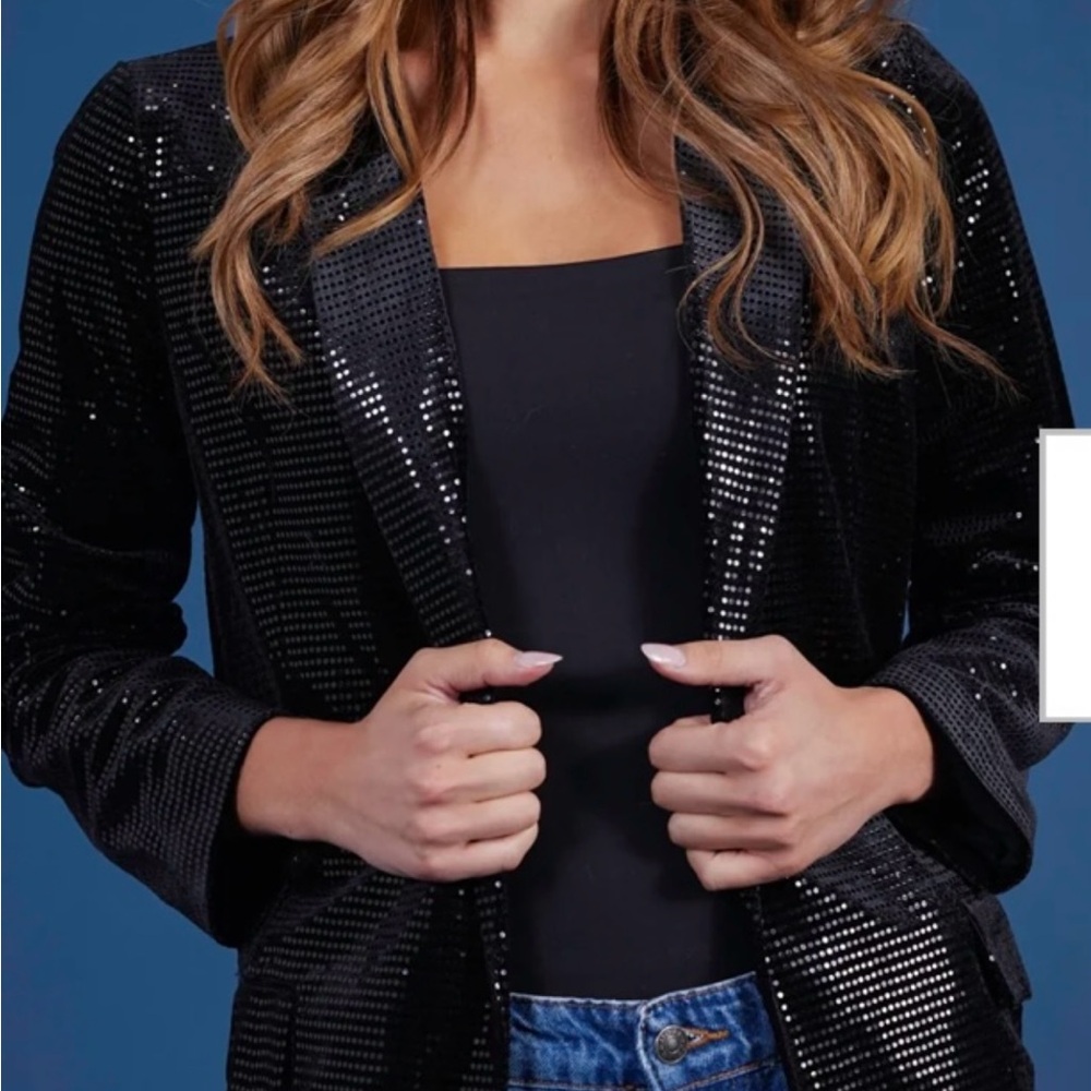 Bishop & Young Sequined Blazer Jacket